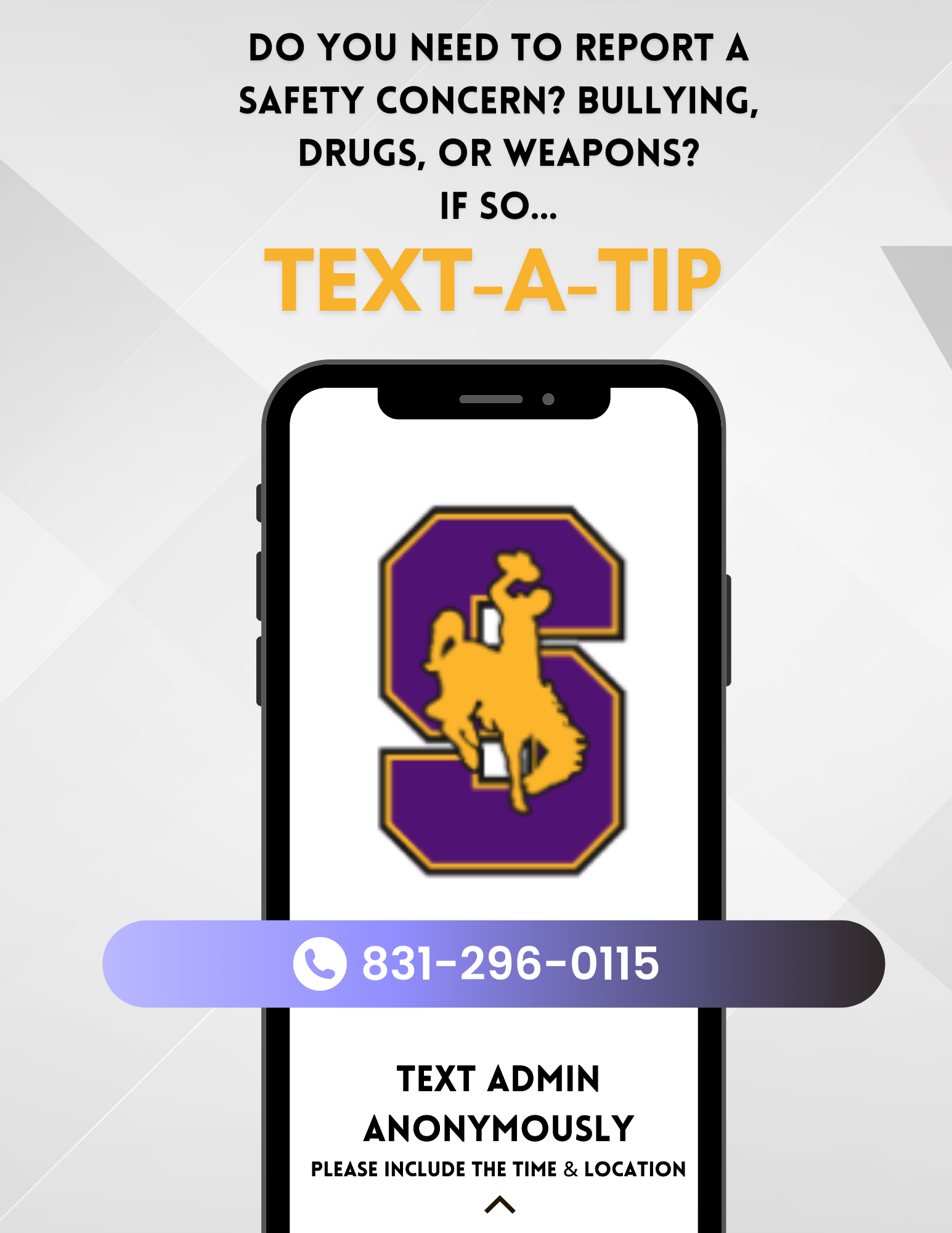 Text a tip information